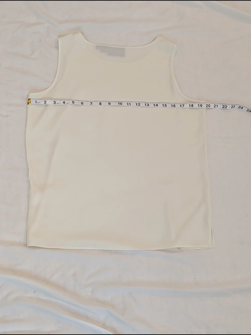 Saint James Cream Scoop Neck Tank